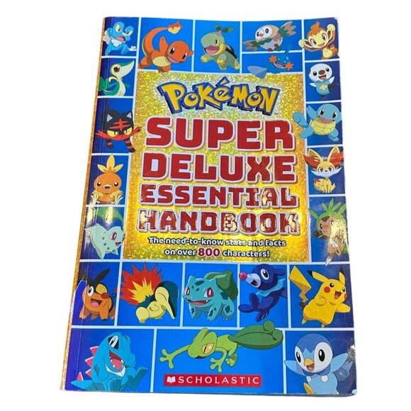 Pokemon Super Deluxe Essential Handbook Need To Know Stats Facts On Characters - Picture 1 of 10